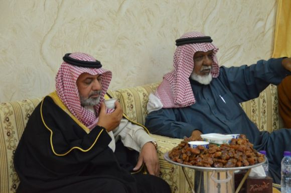 الشيخ ناصر العلي والشيخ ممدوح بن طلال بن رمال