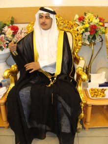حمود بن عبدالله العامر عريساً في  قصر التاج بحائل